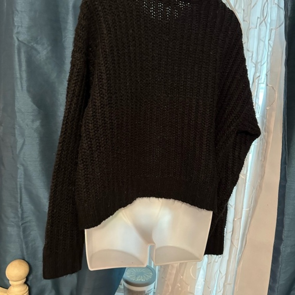 American Eagle Outfitters Black Knit Sweater